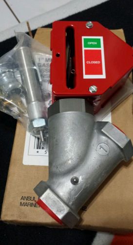 Ansul 1&#034; gas valve new for sale