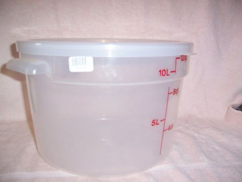 Cambro 12 Qt Round Clear Storage Commercial Storage Container