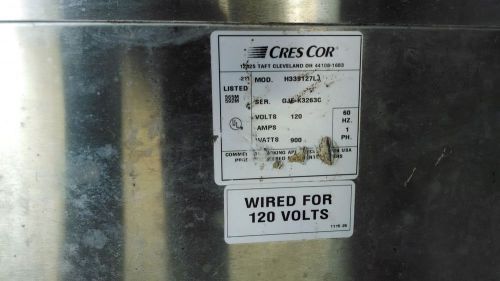 CresCor Heater/Warmer Cabinet H339127LJ - Used