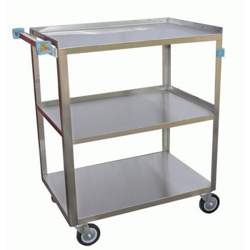 Stainless steel angle leg utility bus cart 350lb c-3222 for sale