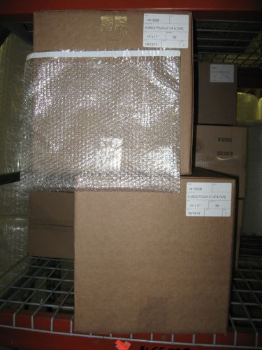 100 - 14&#034; x 11&#034; clear bubble pouch self-seal mailers w/ free shipping for sale