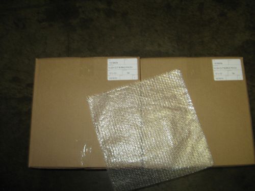 100 - 13&#034; x 13&#034; Clear Bubble Bag Pouches - Great For LP Records!