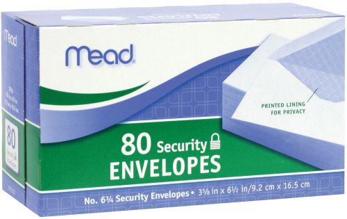 Boxed envelopes 3.625&#034;x6.5&#034; 80/pkg-security #6 for sale