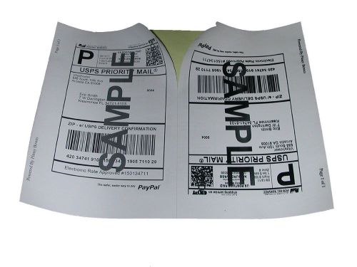 1600 Pcs Shipping Labels Self Adhesive-2 Per Sheet-8.5 X 11