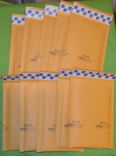 10 Bubble Envelopes / Padded Mailers Size #000 5&#034;X7&#034;