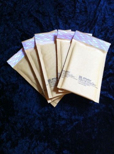 Five 3x5 Cushioned Mailers Jiffy Lite #000