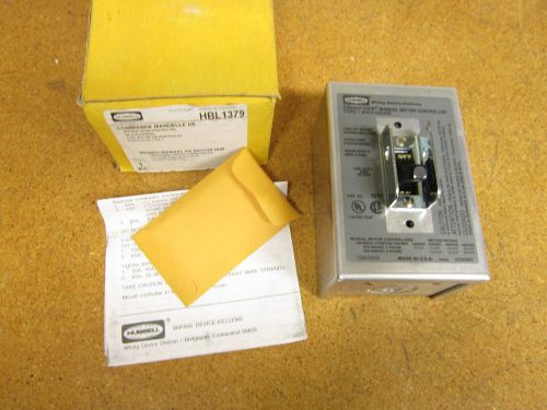 Hubbell HBL1379 Motor Controller Switch 3A 600V 3 Pole New