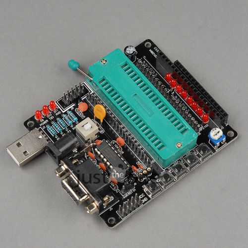C51 AVR MCU development board DIY learning board kit Parts and components