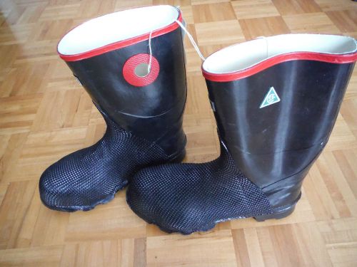 NEW !ACTON FALCON RUBBER STEEL TOED &amp; STEEL PLATE WATERPROOF SAFETY BOOTS