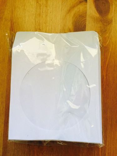 White Cd Dvd Sleeves Envelope With Window 1000 Pcs