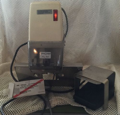Faber castell fc101 power stapler booklet maker w/ bench clamp and foot pedal for sale