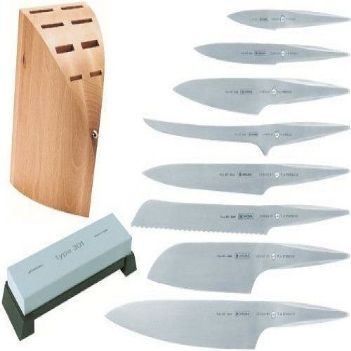 Chroma Type 301 By F.A. Porsche P0131 8-Piece Knife Set with Block - Hannibal