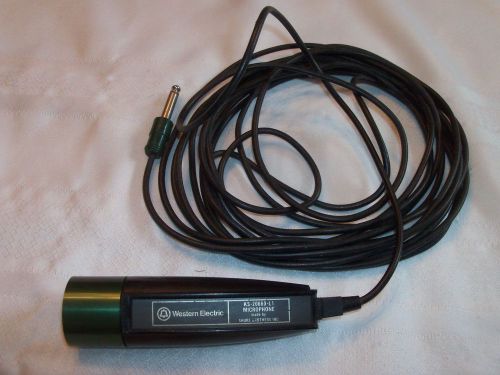Western Electric KS-20660-L1 Microphone &amp; Cord - made by Shure Brothers Inc.
