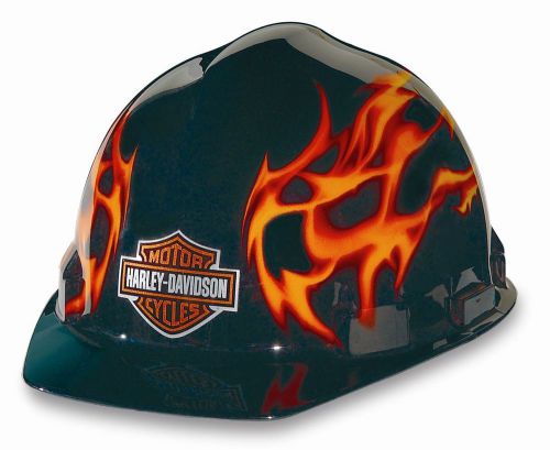 Harley Davidson RHDHHAT10K Flames Hard Hat - NEW IN PACKAGE