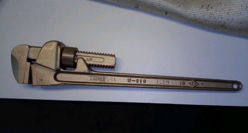 Ampco safety tool Bronze 18&#034; ajustable pipe wrench