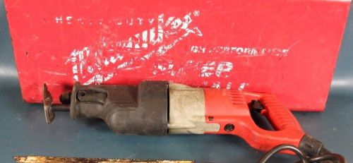 Milwaukee 6527-21 Heavy Duty Super Sawzall Reciprocating Saw bundled w/ Case