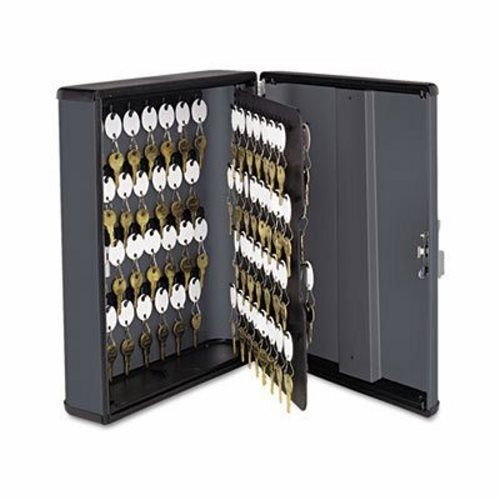 Steelmaster Security Key Cabinets, 90-Key, Steel, Charcoal Gray (MMF2017290G2)