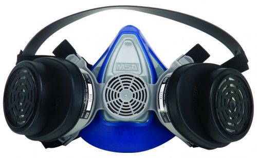 New MSA Safety Works Paint &amp; Pesticide Half Mask Respirator 5 pack