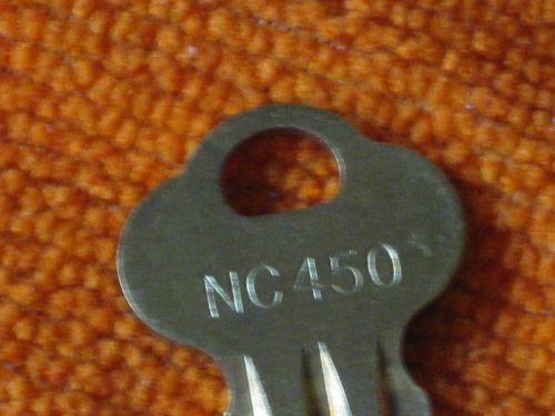 Gumball, candy vending machine key # nc 450, northwestern, acorn, a&amp;a, parts for sale