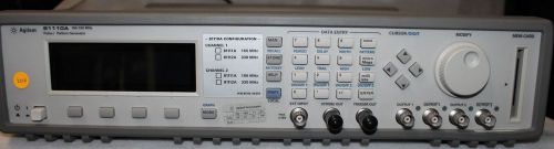 Agilent-HP 81110A Pulse/ Pattern Generator 165/330MHz with Two 81111A Modules