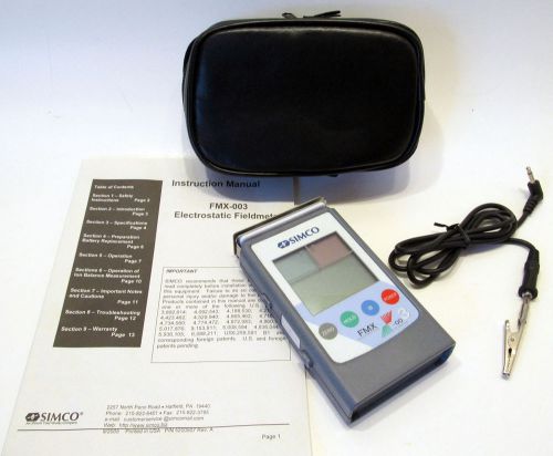 SIMCO FMX-003 Electrostatic Fieldmeter Used