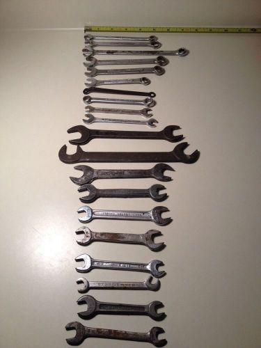 Vintage Wrench Lot - Lot Of 20 - Various Brands
