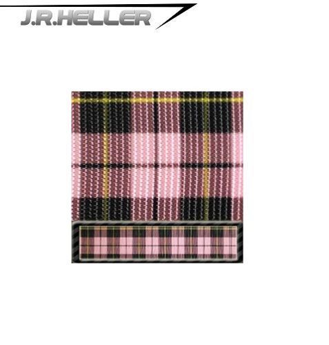 1&#039;&#039; polyester webbing (multiple patterns) usa made!- pink tartan -1 yard for sale