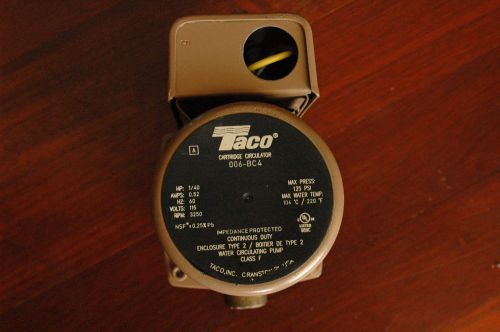 Taco 006-bc4 bronze circulator pump    barely run for sale