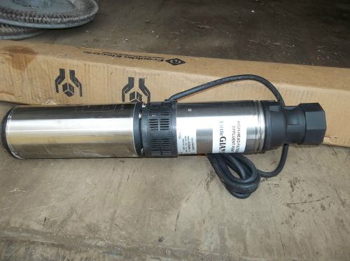 Electric giant we30g05p4-21 submersible pump 30gpm 1/2 hp 115v for sale