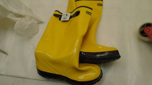 Lot of 5 lacrosse concrete work boots 24009085 size 9 17&#034; overshoe yellow new for sale