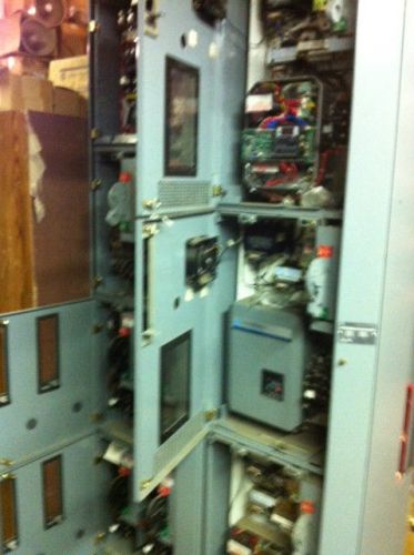 Allen bradley 2 section mcc motor control center with buckets - see details for sale