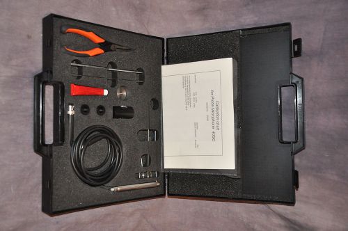 G.R.A.S GRAS 40SC Probe Microphone kit with accessories calibration chart