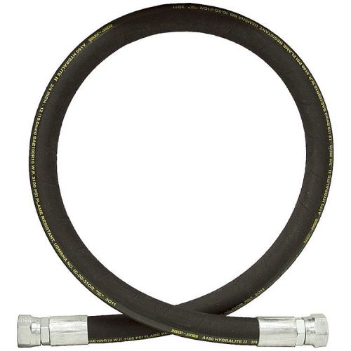 3/4&#034; x 36&#034;  two wire braid hydraulic hose  jic 12 swivel  3000 psi  951-2236 for sale