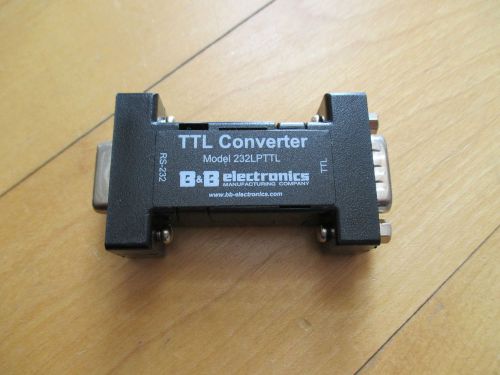 B &amp; B Electronics RS232 to TTL Converter - Model 232LPTTL - New Open Package
