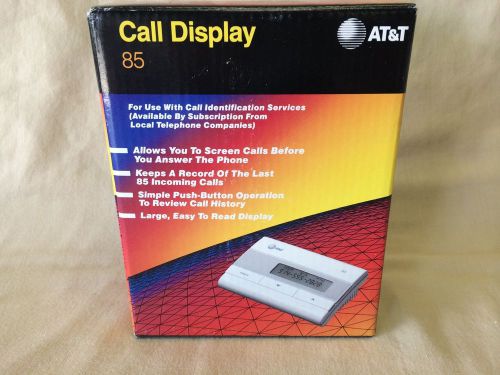 AT&amp;T Call Display 85 Call Screener LCD Display 85-Call Memory