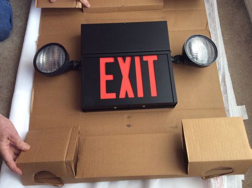 High-Lites Phillips HBPSLED5RDEH36B LED Emergency Exit Sign with Lights