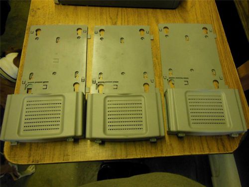 3 NORTEL BCM PHONE SYSTEM UNIT WALL MOUNTING BRACKETS - GREY BUSINESS NT9T6700