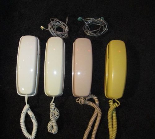 LOT of 4 Vintage Wall Phones Trimlines, Conairphone, AT&amp;T!