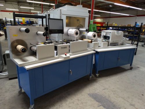 Digital label printing press and digital finishing die cut system for sale