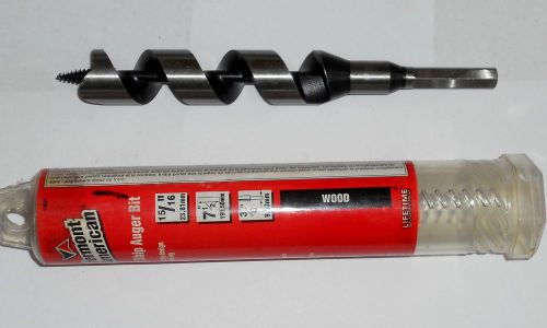 Vermont american 18682 power ship auger drill bit  1&#034; x 7 1/2&#034; for sale