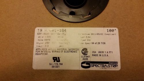 Flat cable roll amphenol spectra-strip 191-2801-164  new sealed 100ft for sale