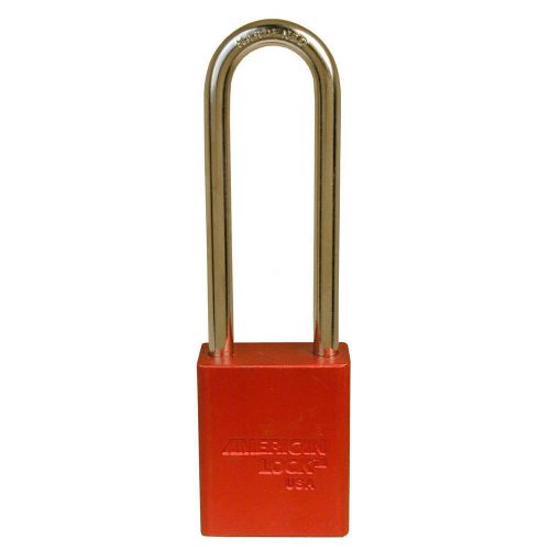 American lock a1107red padlock 1-1/2&#034; aluminum body red for sale
