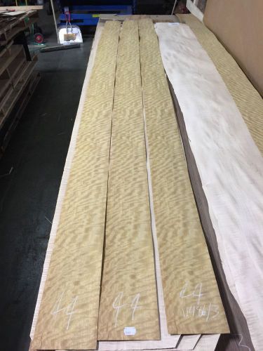 Wood Veneer Movingue 6x108 3pcs total Raw Veneer  &#034;EXOTIC&#034; MEX 44