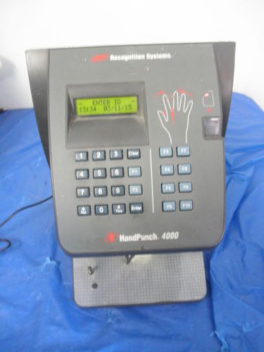 IR Recognition Systems HP-4000 Full HandPunch Time Clock Magstripe ~(S8249)~