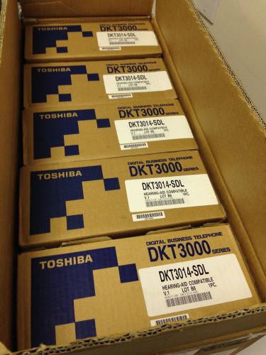 Five NewToshiba DKT3014-SDL Phones  in Original Case