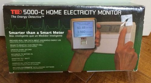 TED 5000-C - Home Electricity Moniter New In Box. Retail $285
