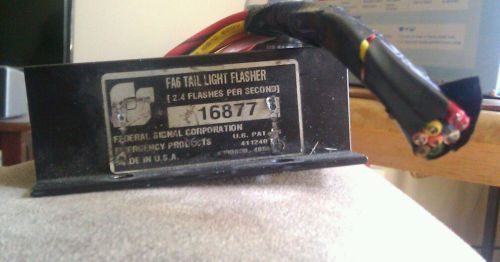 Federal signal rear/reverse light flasher