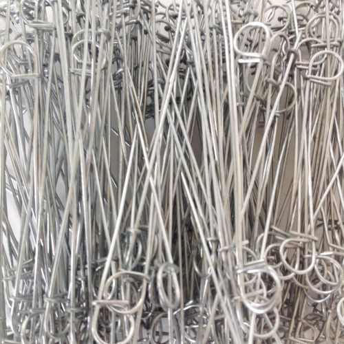 4&#034; metal steel wire tie galvanized double loop cable rebar 18g industrial 270pcs for sale