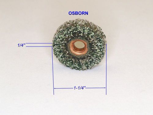 New osborn power brush 266-sv-tn ringlock brush 1-1/4 o.d. 1/4&#034; for sale