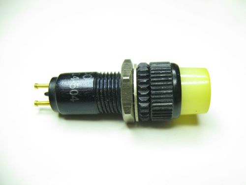 DIALCO 250-8738-14-504 Yellow “ON” Panel Mount Indicator Light-No Bulb
